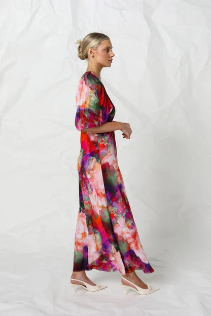 Kachel Quinn Midi Dress - Pinkhill -  - [] - Darwin boutique - Australian fashion design - Darwin Fashion - Australian Fashion Designer - Australian Fashion Designer Brands - Australian Fashion Design 