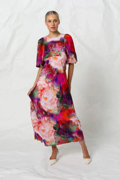 Kachel Quinn Midi Dress - Pinkhill -  - [] - Darwin boutique - Australian fashion design - Darwin Fashion - Australian Fashion Designer - Australian Fashion Designer Brands - Australian Fashion Design 