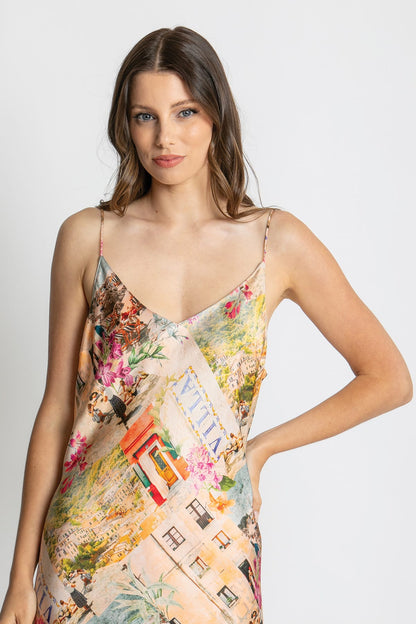 Kachel Selena Slip Dress in Capri floral