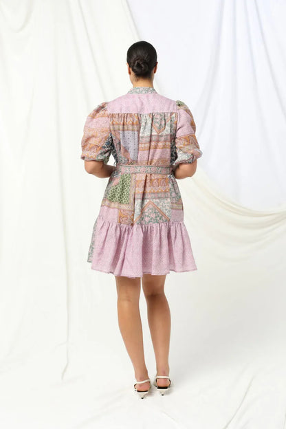 Kachel Stella Mini Dress - Multi - Pinkhill