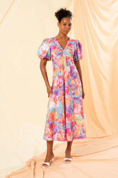 Kachel Oliva Twist Front Maxi Dress - Kachel - Pinkhill - darwin fashion - darwin boutique