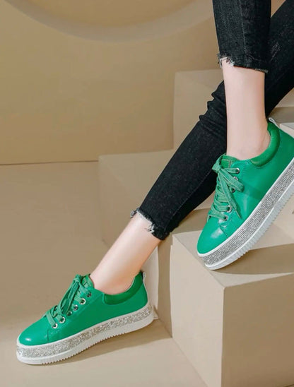 LAV-ISH Sequinn Sole Sneaker - Green - Pinkhill - Lav-Ish -  - Darwin boutique - Australian fashion design - Darwin Fashion - Australian Fashion Designer - Australian Fashion Designer Brands - Australian Fashion Design Footwear