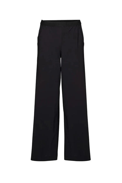 Lounge Tech Stretch Elastic Waist Relaxed Fit Wide Leg Long Pant Roatan Black - Pinkhill -  - [] - Darwin boutique - Australian fashion design - Darwin Fashion - Australian Fashion Designer - Australian Fashion Designer Brands - Australian Fashion Design 