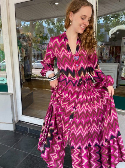 Luciana Dress - Pink - Pinkhill, Darwin boutique, Australian high end fashion, Darwin Fashion