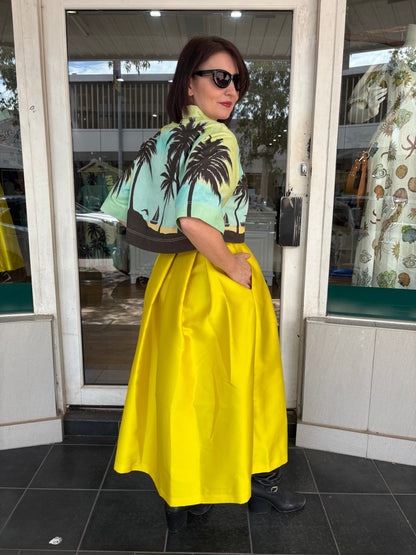 Lunatica Milano Skirt - Mika Yellow - Pinkhill -  - [] - Darwin boutique - Australian fashion design - Darwin Fashion - Australian Fashion Designer - Australian Fashion Designer Brands - Australian Fashion Design 