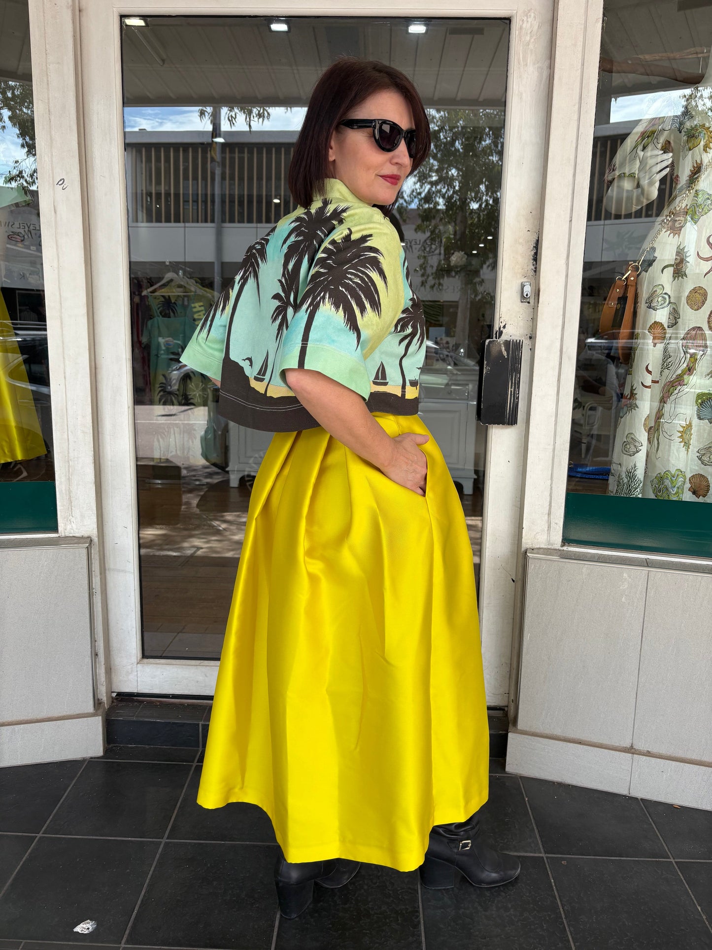 Lunatica Milano Skirt - Mika Yellow - Pinkhill -  - [] - Darwin boutique - Australian fashion design - Darwin Fashion - Australian Fashion Designer - Australian Fashion Designer Brands - Australian Fashion Design 