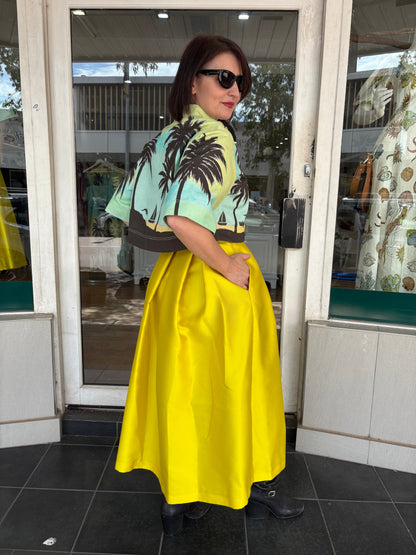 Lunatica Milano Skirt - Mika Yellow - Pinkhill -  - [] - Darwin boutique - Australian fashion design - Darwin Fashion - Australian Fashion Designer - Australian Fashion Designer Brands - Australian Fashion Design 
