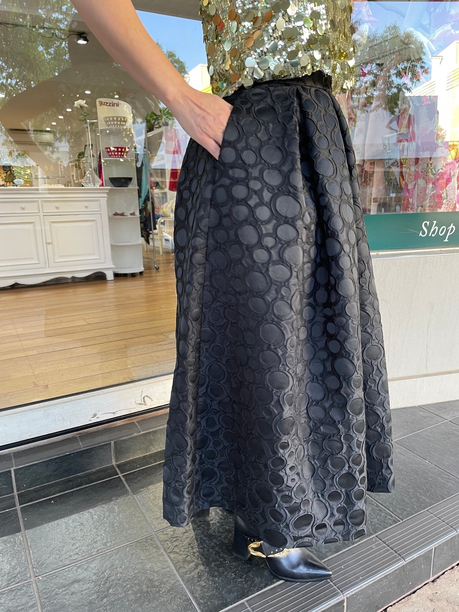 LUNATICA MILANO PLEATED SKIRT BLACK - LUNATICA MILANO - Pinkhill - darwin fashion - darwin boutique