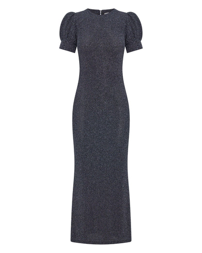 Luxe De Valentina Como Maxi Dress | Navy Metallic - Pinkhill -  - [] - Darwin boutique - Australian fashion design - Darwin Fashion - Australian Fashion Designer - Australian Fashion Designer Brands - Australian Fashion Design 