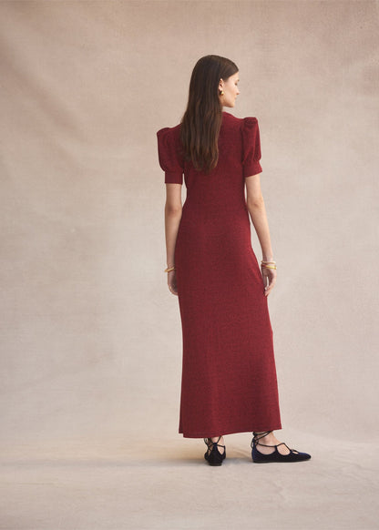 Luxe De Valentina Como Maxi Dress | Red Lamè - Pinkhill -  - [] - Darwin boutique - Australian fashion design - Darwin Fashion - Australian Fashion Designer - Australian Fashion Designer Brands - Australian Fashion Design 