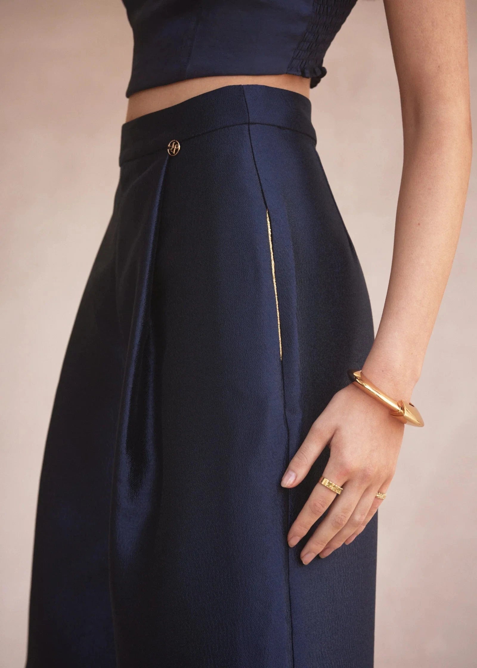 Riviera Wide Leg Pant - Navy - Pinkhill -  -  - Darwin boutique - Australian fashion design - Darwin Fashion - Australian Fashion Designer - Australian Fashion Designer Brands - Australian Fashion Design 