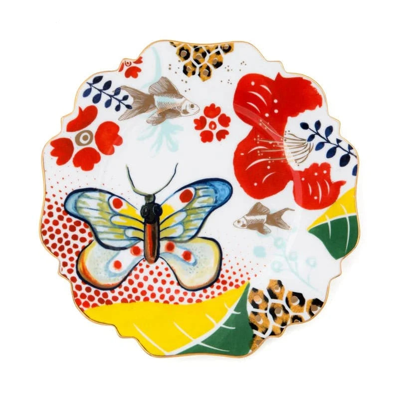 Butterfly Side Plate - Pinkhill - LyndalT - teacup - Darwin boutique - Australian fashion design - Darwin Fashion - Australian Fashion Designer - Australian Fashion Designer Brands - Australian Fashion Design Coffee & Tea Cups