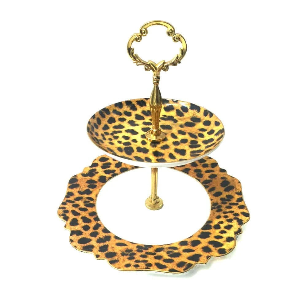 Leopard Print High Tea Stand - Pinkhill - LyndalT - teacup - Darwin boutique - Australian fashion design - Darwin Fashion - Australian Fashion Designer - Australian Fashion Designer Brands - Australian Fashion Design Tea Cups