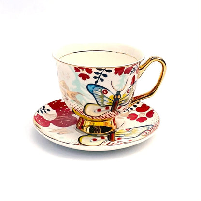XL Butterfly Teacup and Saucer - Pinkhill - LyndalT - teacup - Darwin boutique - Australian fashion design - Darwin Fashion - Australian Fashion Designer - Australian Fashion Designer Brands - Australian Fashion Design 