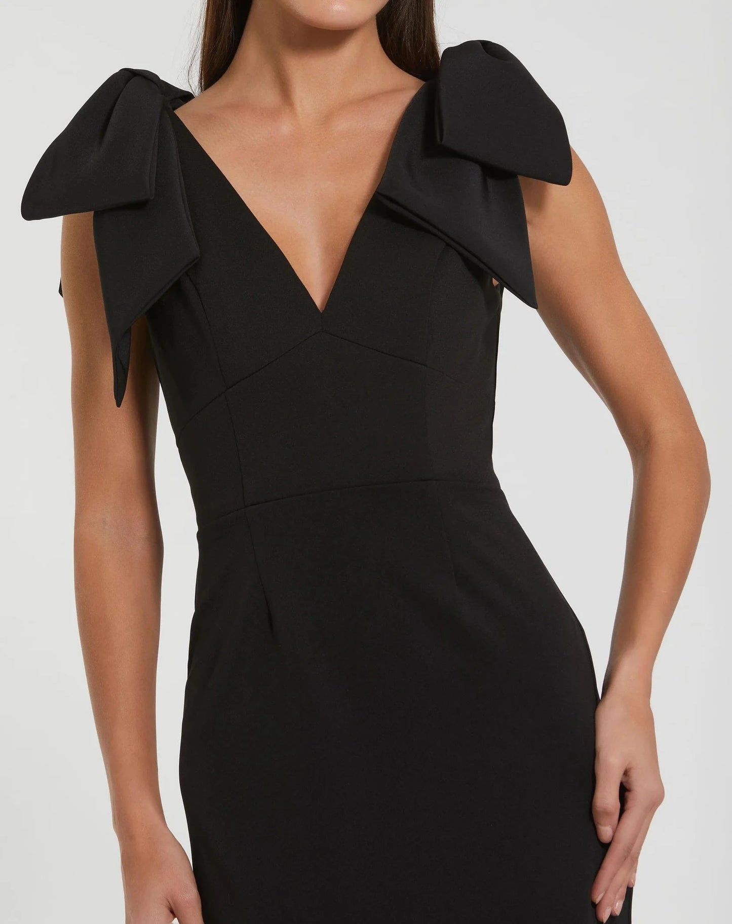 Black Bow Strap Crepe Fitted Midi Dress 49954 (Copy) - Pinkhill -  - [] - Darwin boutique - Australian fashion design - Darwin Fashion - Australian Fashion Designer - Australian Fashion Designer Brands - Australian Fashion Design 