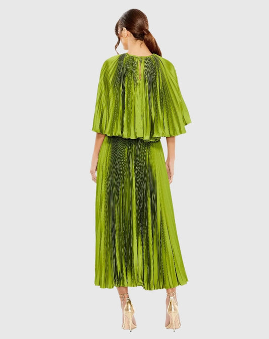 Mac Duggal Pleated Dress - Green - Pinkhill -  - [] - Darwin boutique - Australian fashion design - Darwin Fashion - Australian Fashion Designer - Australian Fashion Designer Brands - Australian Fashion Design 