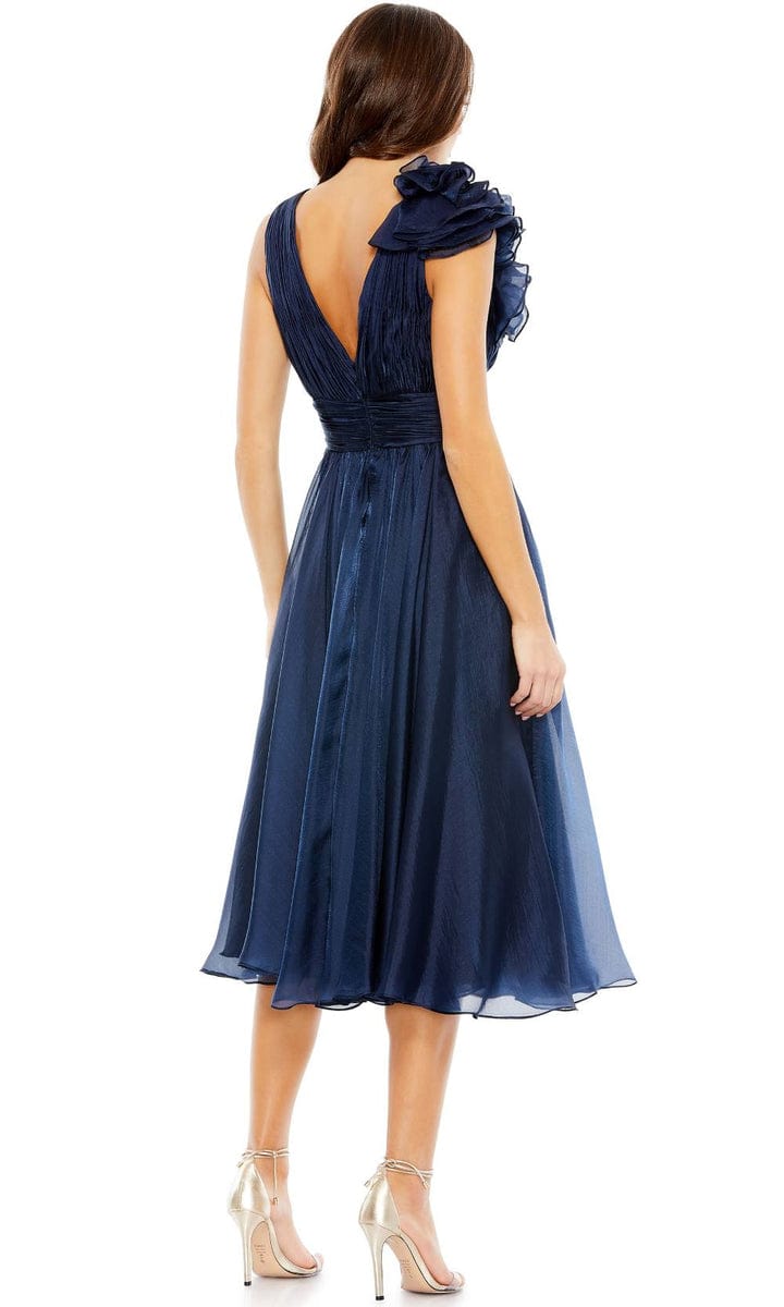 Mac Duggal Sleeveless Chiffon A-Line Tea Length Short Dress Dress - Pinkhill -  - [] - Darwin boutique - Australian fashion design - Darwin Fashion - Australian Fashion Designer - Australian Fashion Designer Brands - Australian Fashion Design 