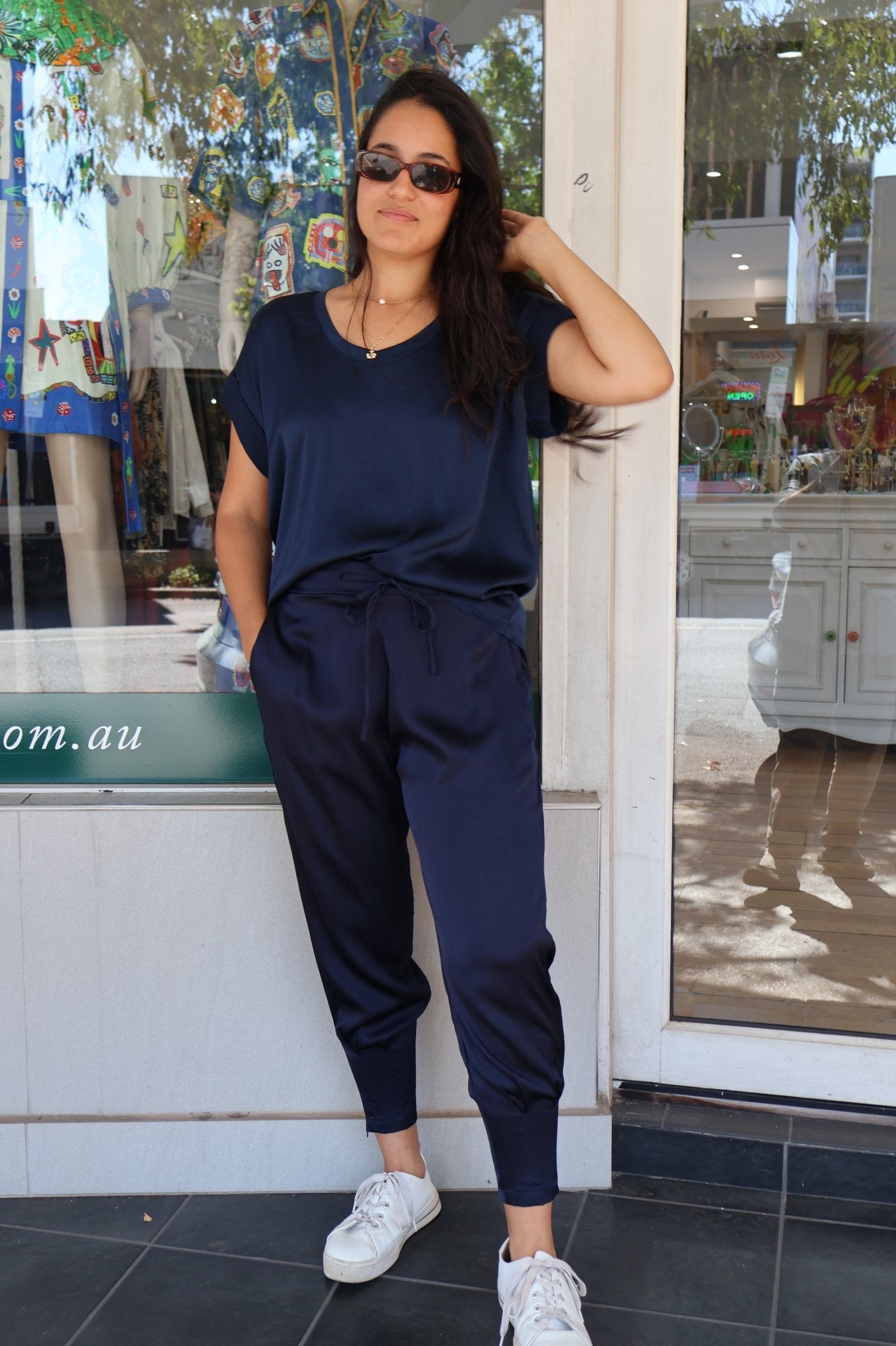 Maine Pants - Navy - Adine & Co - Pinkhill - darwin fashion - darwin boutique