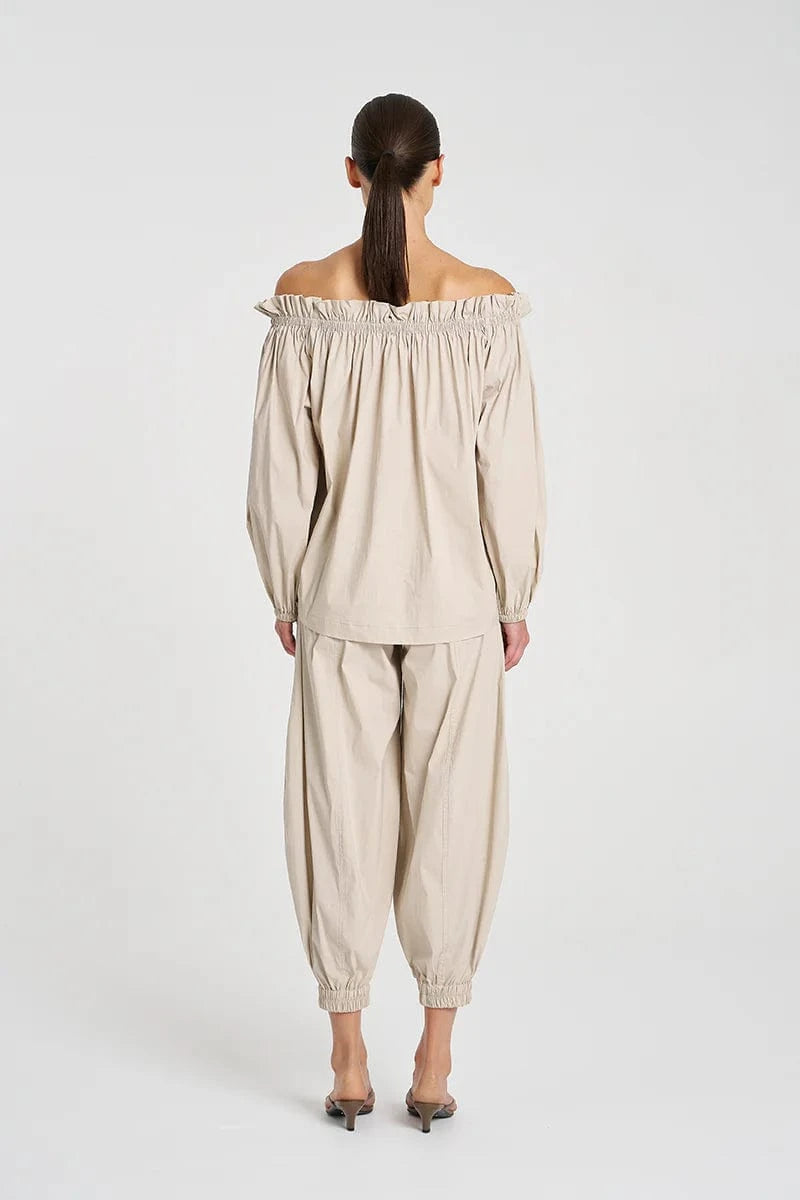 MELA PURDIE BREEZE BLOUSE - BISCOTTI - Pinkhill -  - [] - Darwin boutique - Australian fashion design - Darwin Fashion - Australian Fashion Designer - Australian Fashion Designer Brands - Australian Fashion Design 