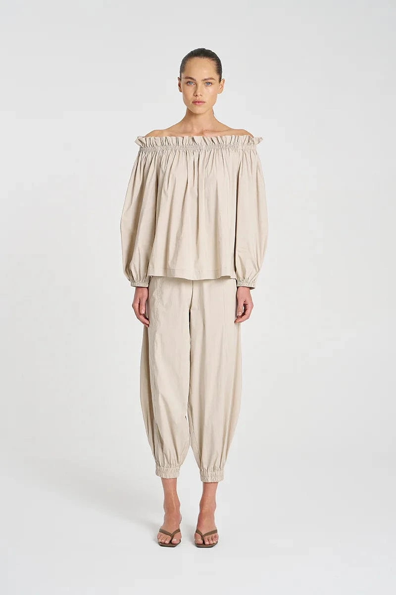 MELA PURDIE BREEZE BLOUSE - BISCOTTI - Pinkhill -  - [] - Darwin boutique - Australian fashion design - Darwin Fashion - Australian Fashion Designer - Australian Fashion Designer Brands - Australian Fashion Design 