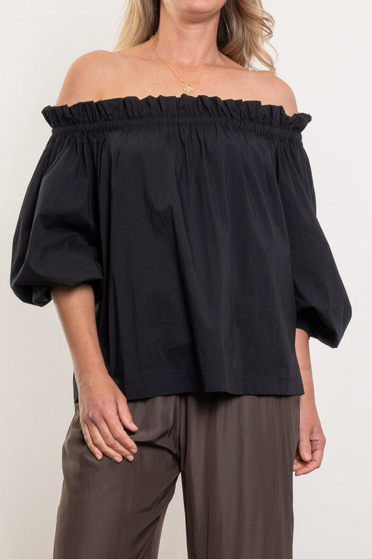 MELA PURDIE BREEZE BLOUSE - BLACK - Pinkhill -  - [] - Darwin boutique - Australian fashion design - Darwin Fashion - Australian Fashion Designer - Australian Fashion Designer Brands - Australian Fashion Design 