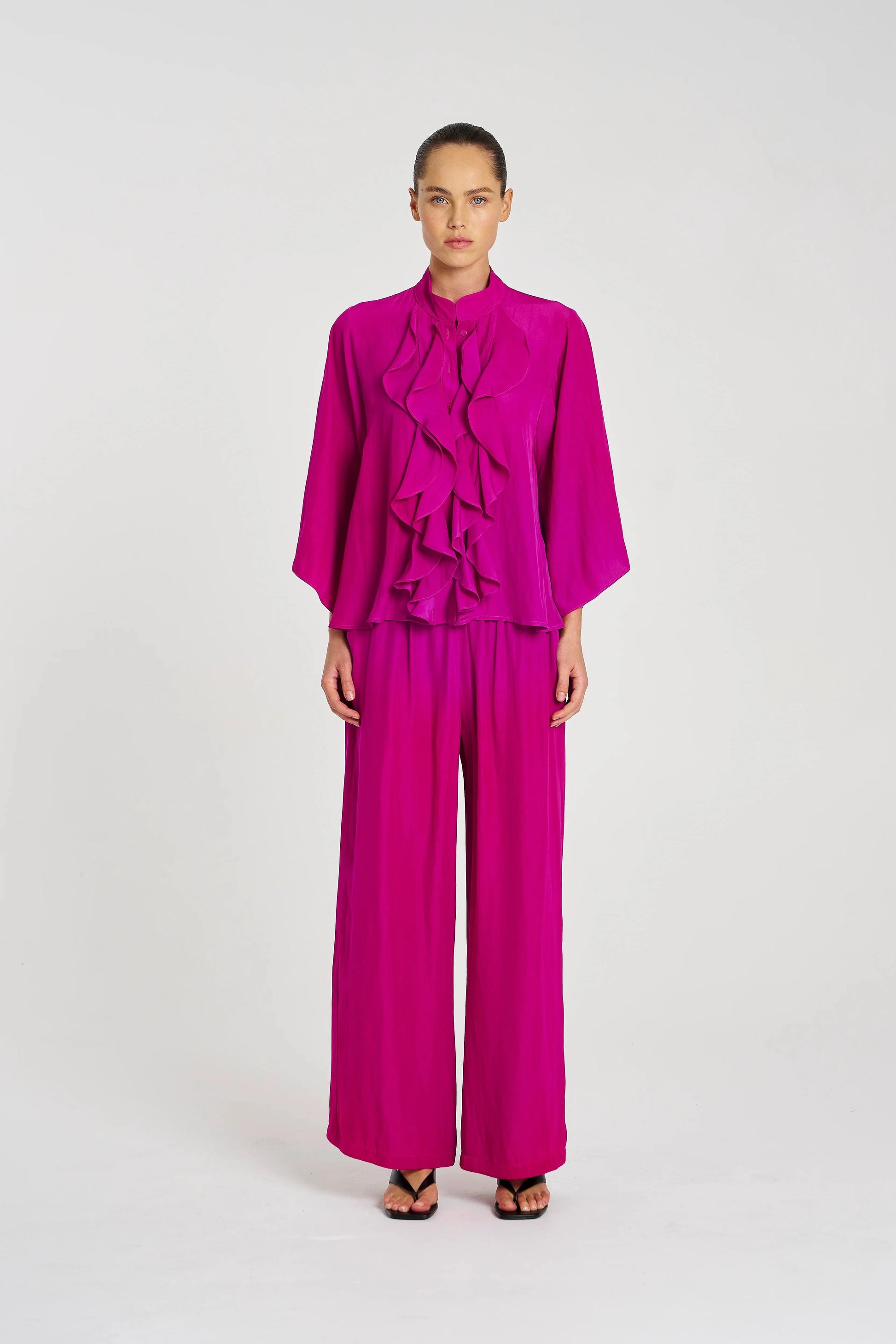 MELA PURDIE FEZZ BLOUSE - MAGENTA - Pinkhill -  - [] - Darwin boutique - Australian fashion design - Darwin Fashion - Australian Fashion Designer - Australian Fashion Designer Brands - Australian Fashion Design 