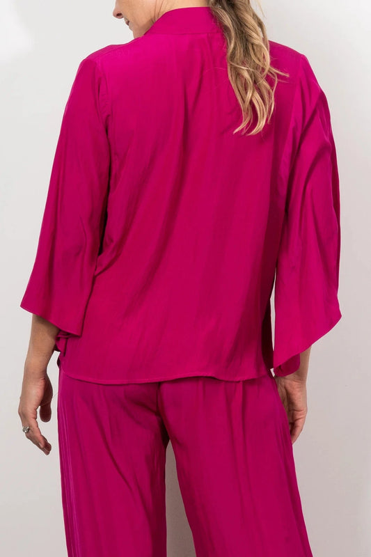 MELA PURDIE FEZZ BLOUSE - MAGENTA - Pinkhill -  - [] - Darwin boutique - Australian fashion design - Darwin Fashion - Australian Fashion Designer - Australian Fashion Designer Brands - Australian Fashion Design 