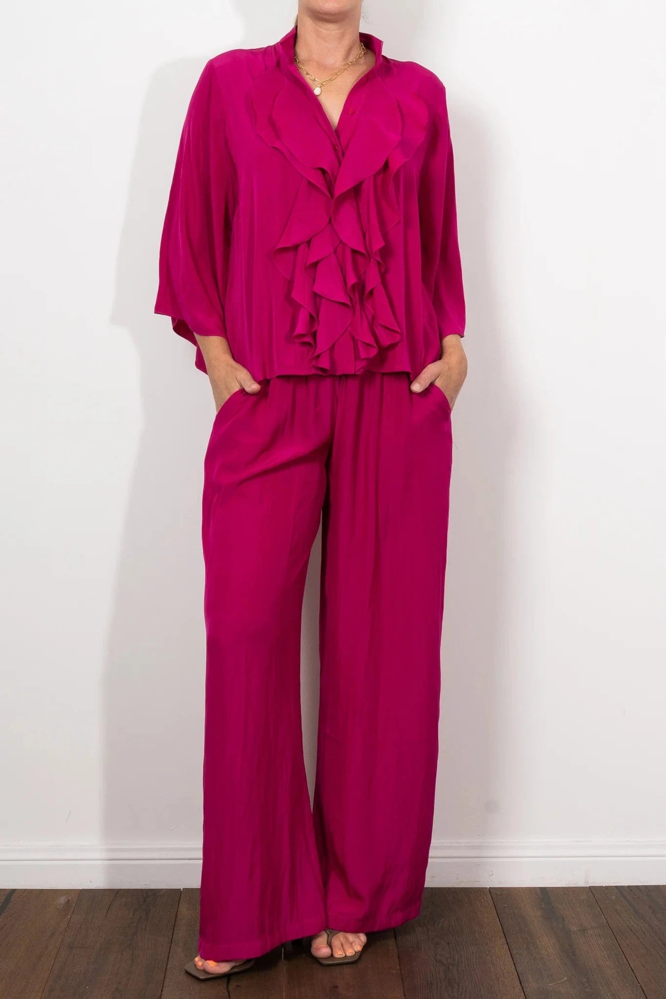MELA PURDIE FEZZ BLOUSE - MAGENTA - Pinkhill -  - [] - Darwin boutique - Australian fashion design - Darwin Fashion - Australian Fashion Designer - Australian Fashion Designer Brands - Australian Fashion Design 