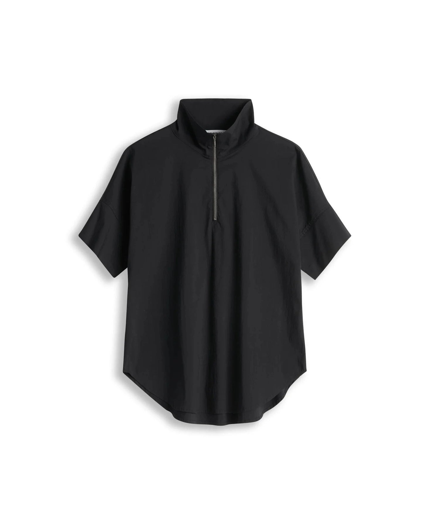 MELA PURDIE HALF ZIP SHIRT - BLACK - Pinkhill -  - [] - Darwin boutique - Australian fashion design - Darwin Fashion - Australian Fashion Designer - Australian Fashion Designer Brands - Australian Fashion Design 