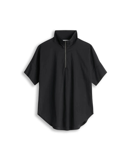 MELA PURDIE HALF ZIP SHIRT - BLACK - Pinkhill -  - [] - Darwin boutique - Australian fashion design - Darwin Fashion - Australian Fashion Designer - Australian Fashion Designer Brands - Australian Fashion Design 