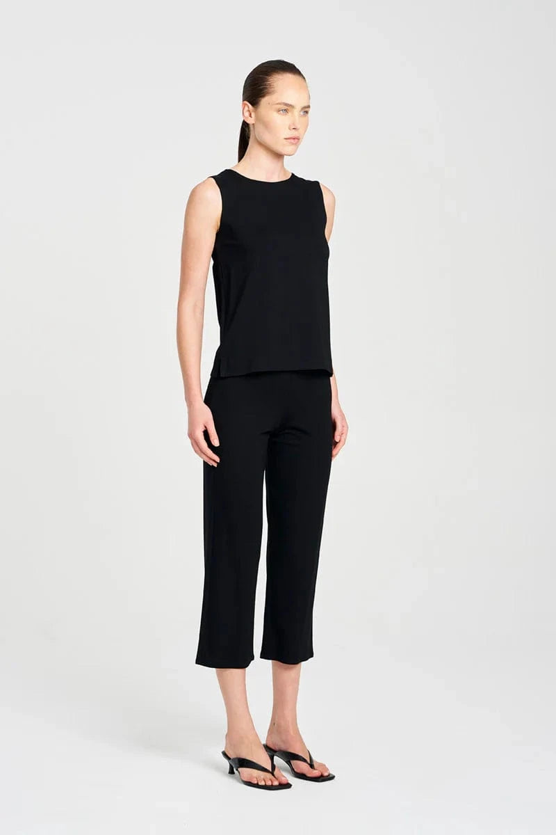 MELA PURDIE PALAZZO SHELL - BLACK - Pinkhill -  - [] - Darwin boutique - Australian fashion design - Darwin Fashion - Australian Fashion Designer - Australian Fashion Designer Brands - Australian Fashion Design 