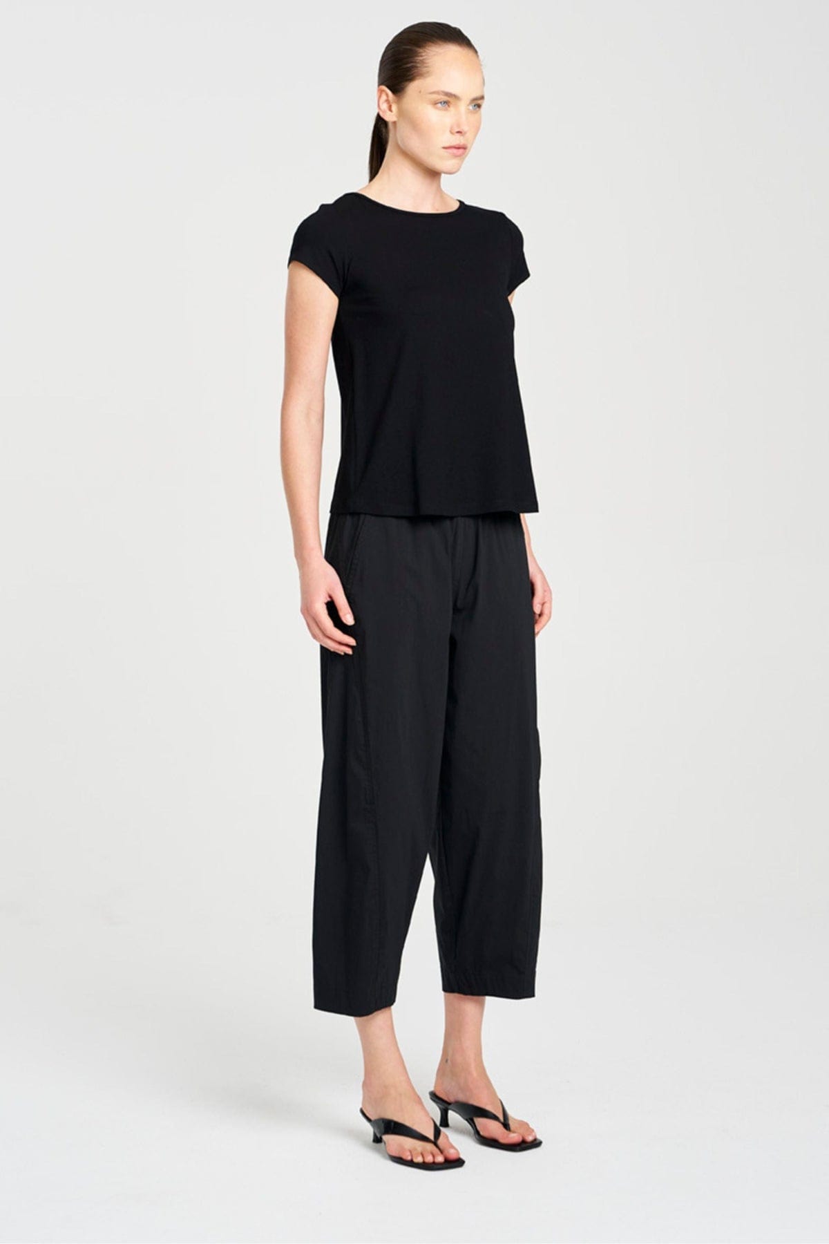 MELA PURDIE WIDE CROSS PANT - BLACK - Pinkhill -  - [] - Darwin boutique - Australian fashion design - Darwin Fashion - Australian Fashion Designer - Australian Fashion Designer Brands - Australian Fashion Design 