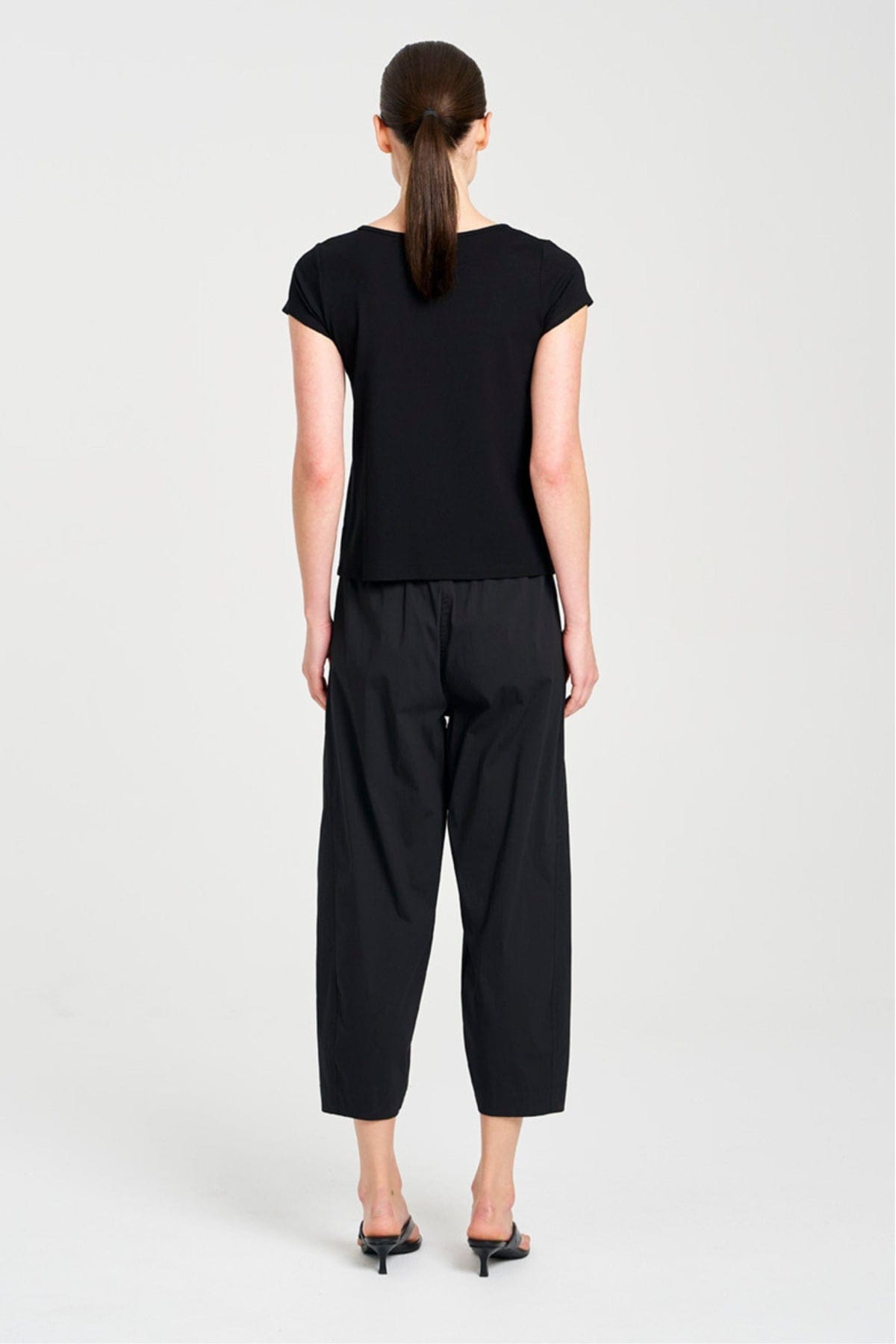 MELA PURDIE WIDE CROSS PANT - BLACK - Pinkhill -  - [] - Darwin boutique - Australian fashion design - Darwin Fashion - Australian Fashion Designer - Australian Fashion Designer Brands - Australian Fashion Design 