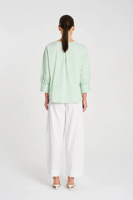 MELA PURDIE WIDE CROSS PANT - WHITE - Pinkhill -  - [] - Darwin boutique - Australian fashion design - Darwin Fashion - Australian Fashion Designer - Australian Fashion Designer Brands - Australian Fashion Design 