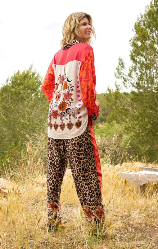 Miss Goodlife Blouse Leo Paisley - Multi Colour - Pinkhill