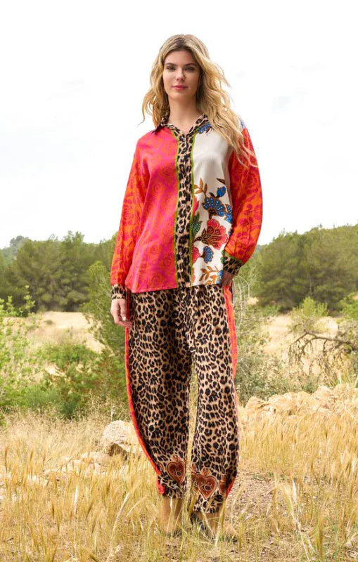 Miss Goodlife Blouse Leo Paisley - Multi Colour - Pinkhill