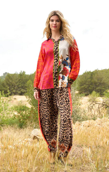 Miss Goodlife Blouse Leo Paisley - Multi Colour - Pinkhill