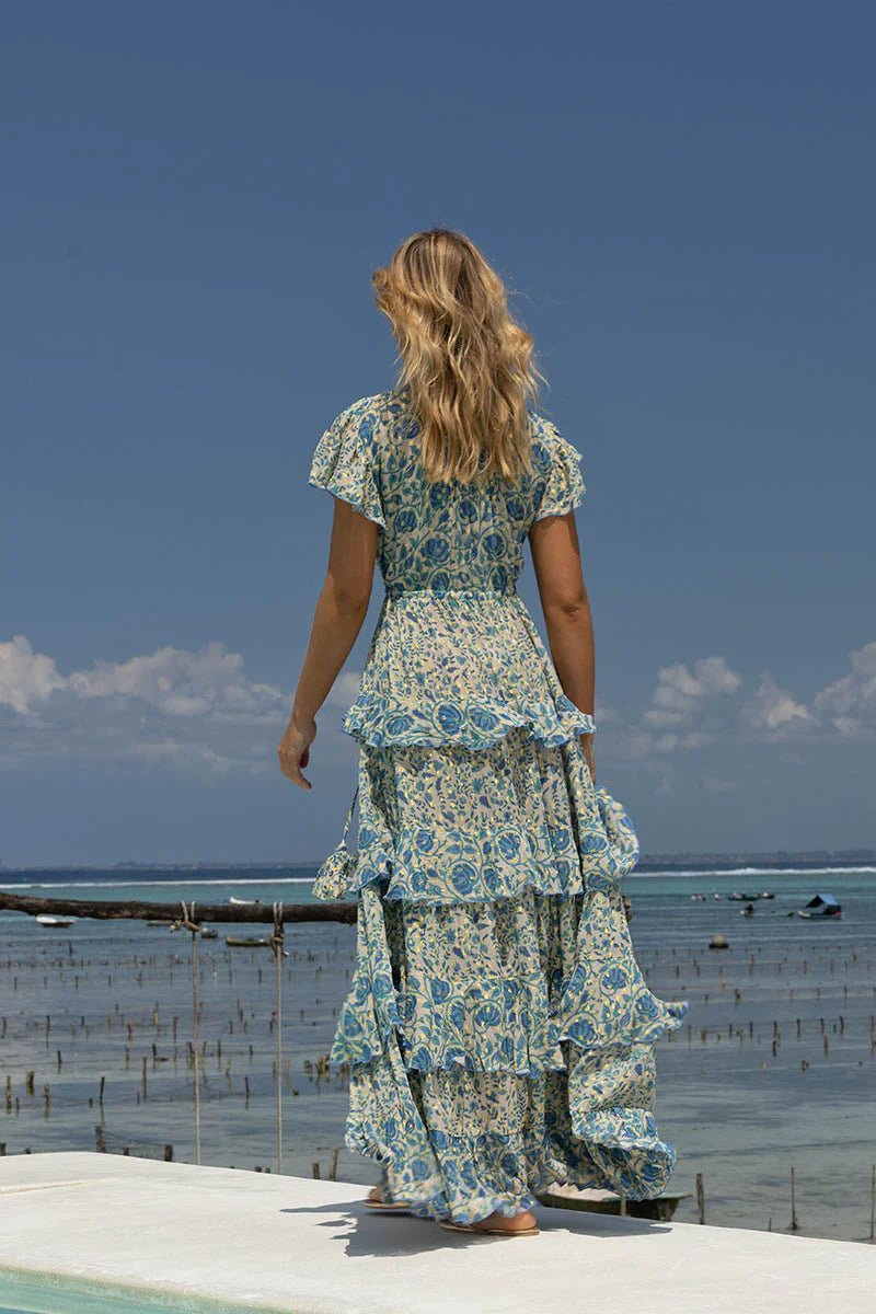 Miss June Paris Dress ICY - Blue - Pinkhill, Darwin boutique, Australian high end fashion, Darwin Fashion