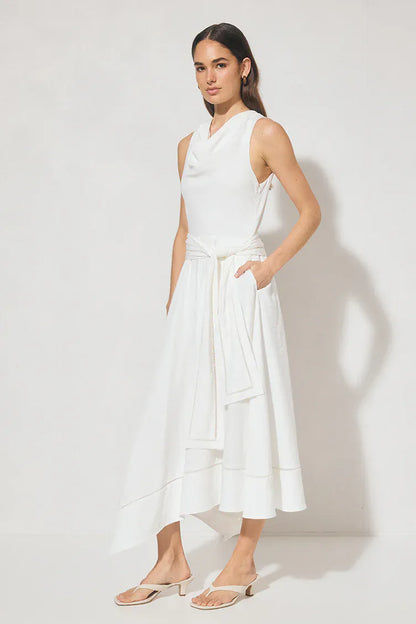 Mon Renn Chiara Dress - White - Pinkhill