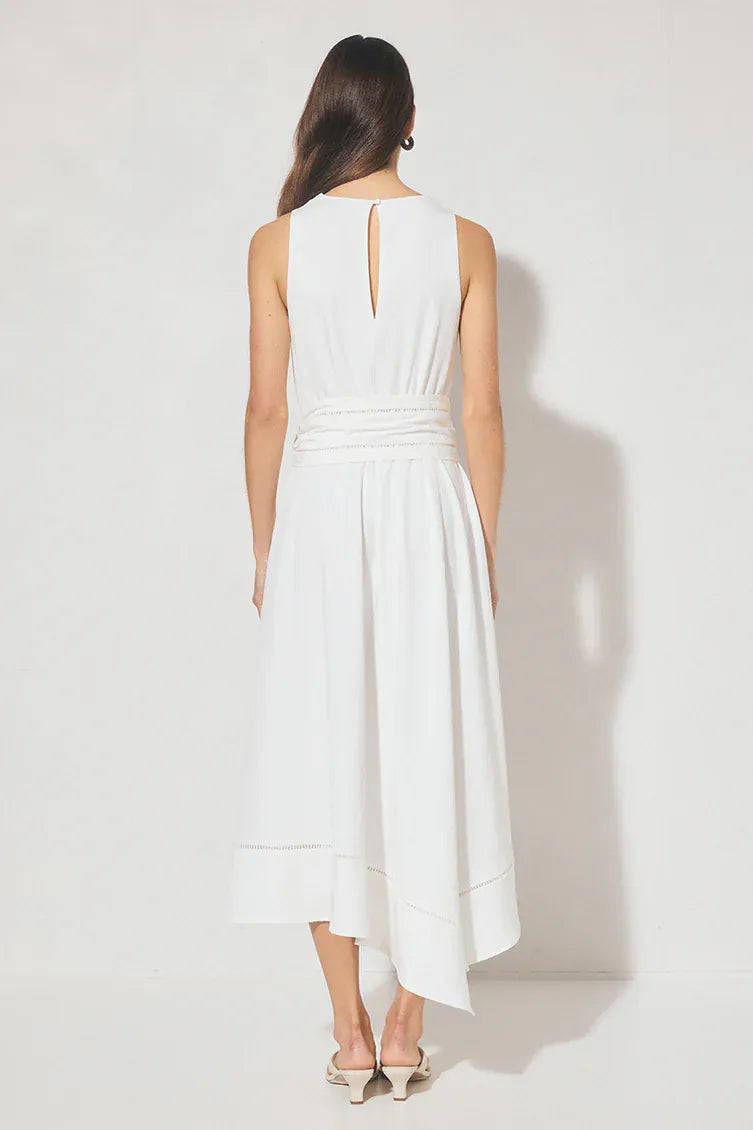 Mon Renn Chiara Dress - White - Pinkhill