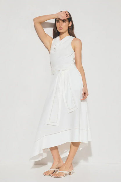 Mon Renn Chiara Dress - White - Pinkhill