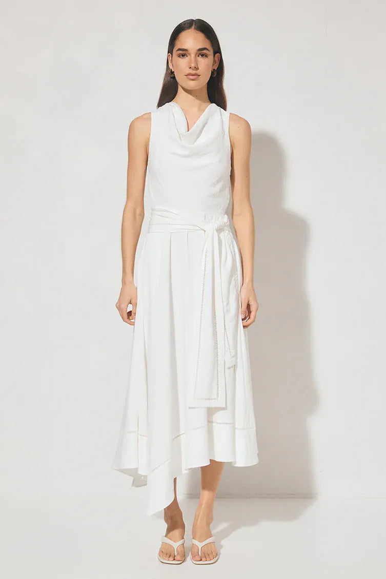 Mon Renn Chiara Dress - White - Pinkhill