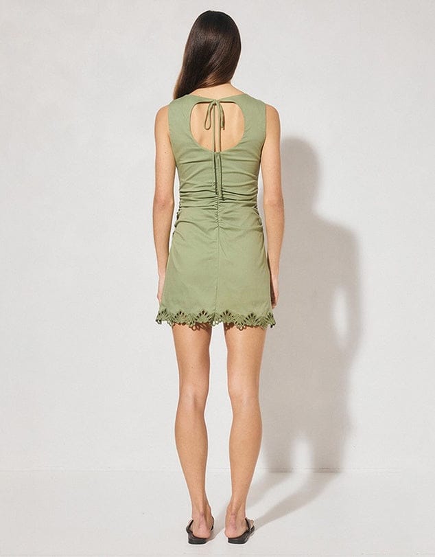 Mon Renn Fran Mini Dress - Fern Green - Pinkhill
