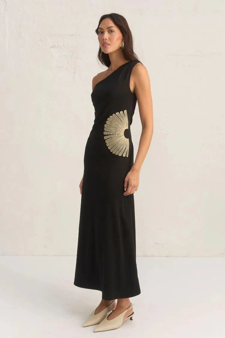 MON RENN YARAH DRESS - BLACK - Pinkhill -  - [] - Darwin boutique - Australian fashion design - Darwin Fashion - Australian Fashion Designer - Australian Fashion Designer Brands - Australian Fashion Design 
