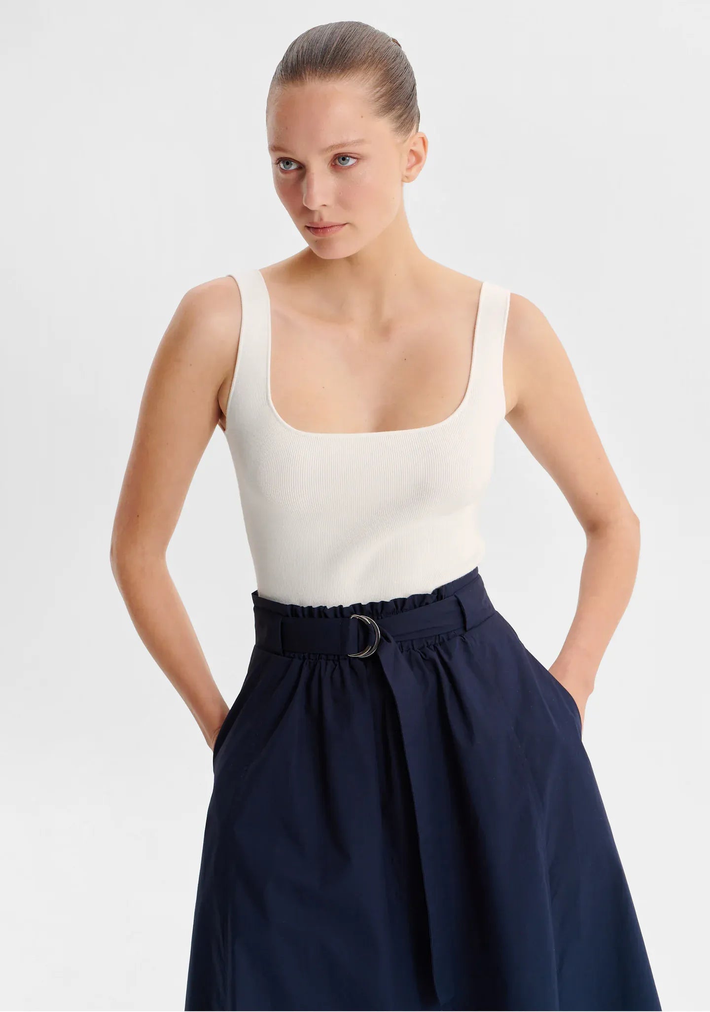 Morrison Bennett Knit Tank - White