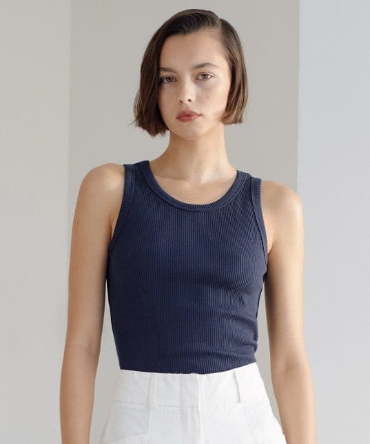 Morrison - CASSIE TANK NAVY - Pinkhill - Morrison - Clothing, Morrison, navy, New Arrivals, Tops - Darwin boutique - Australian fashion design - Darwin Fashion - Australian Fashion Designer - Australian Fashion Designer Brands - Australian Fashion Design Tops