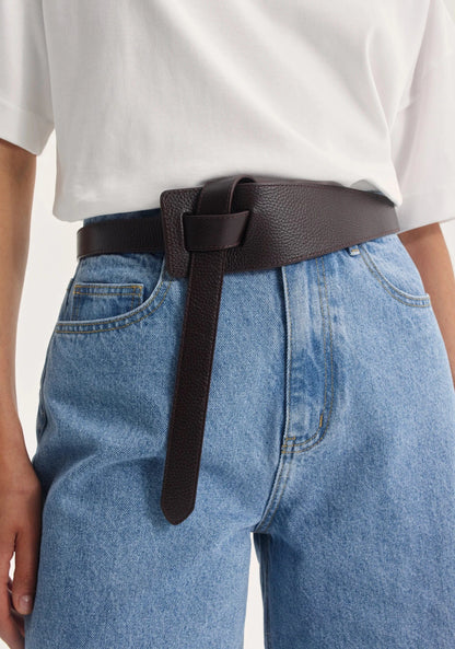 Morrison Katya Leather Belt - Chocolate - Pinkhill -  - [] - Darwin boutique - Australian fashion design - Darwin Fashion - Australian Fashion Designer - Australian Fashion Designer Brands - Australian Fashion Design 