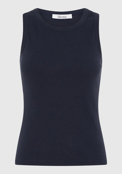 Morrison Shiloh Tank - Navy - Pinkhill -  - [] - Darwin boutique - Australian fashion design - Darwin Fashion - Australian Fashion Designer - Australian Fashion Designer Brands - Australian Fashion Design 