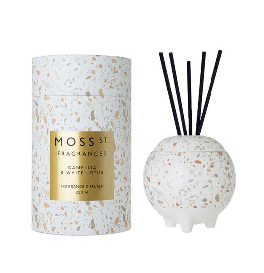 Moss St. Fragrances  Camellia & White Lotus Ceramic Diffuser - Pinkhill, Darwin boutique, Australian high end fashion, Darwin Fashion