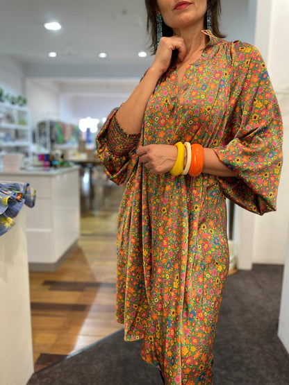 Evie Dress - Prairie Floral - Pinkhill - Nuan Indigo - floral, pocket dress - Darwin boutique - Australian fashion design - Darwin Fashion - Australian Fashion Designer - Australian Fashion Designer Brands - Australian Fashion Design Dresses